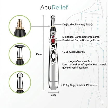 AcuRelief Elektrikli Akupunktur Masaj Kalemi